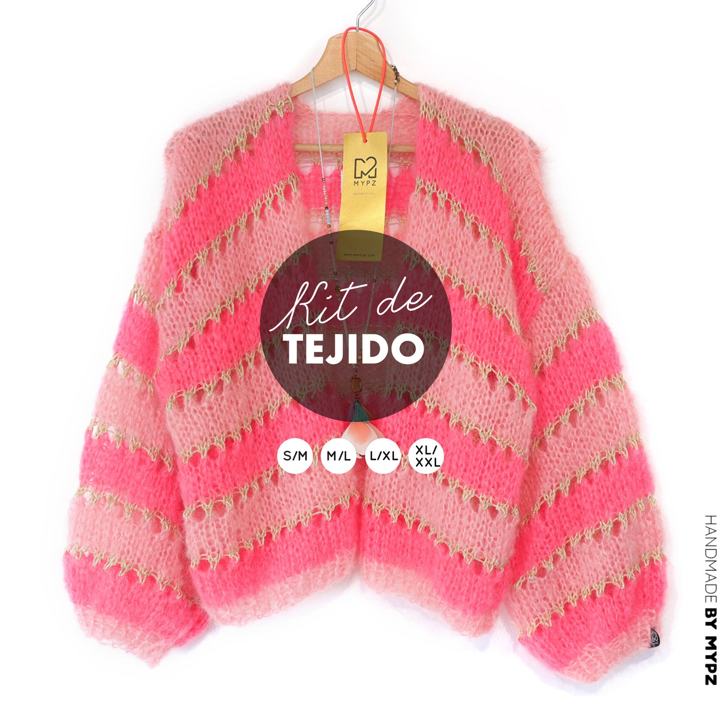 Strickset – MYPZ Kurz Light Mohair Cardigan Summerflow No10 (ENG-NL-DE)