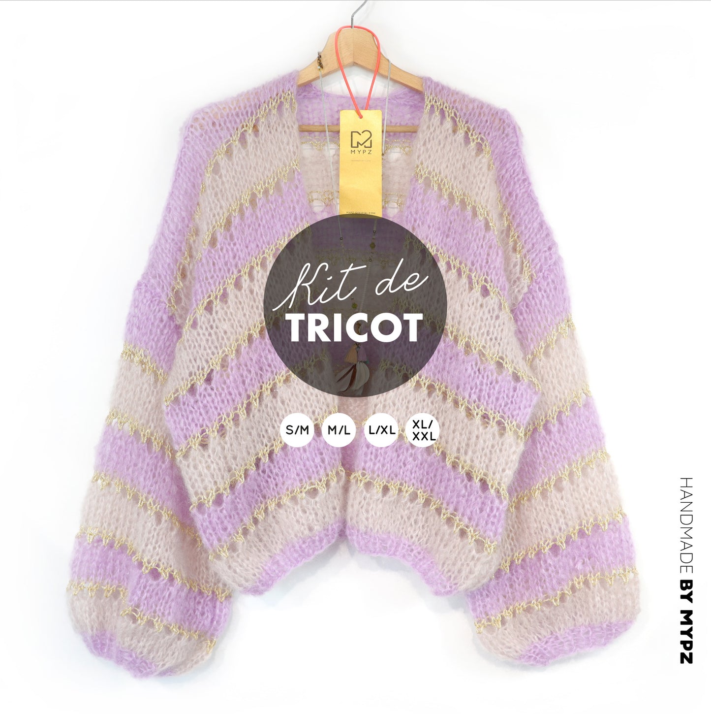 Strickset – MYPZ Light Mohair Cardigan Macha No10 (ENG-NL-DE-FR-ES)