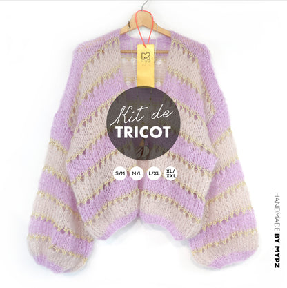 Strickset – MYPZ Light Mohair Cardigan Macha No10 (ENG-NL-DE-FR-ES)