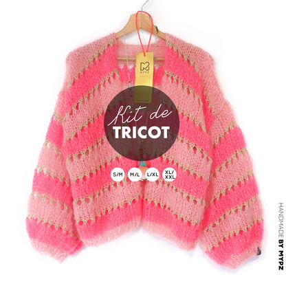 Strickset – MYPZ Kurz Light Mohair Cardigan Summerflow No10 (ENG-NL-DE)