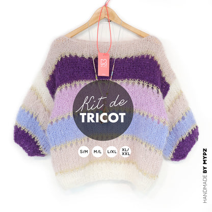 Strickset – MYPZ Light Mohair Top Purple No10 (ENG-NL-DE)