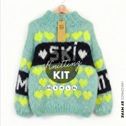 Strickset – MYPZ Chunky Mohair Pullover Mint Love No.9 (ENG-NL-DE)