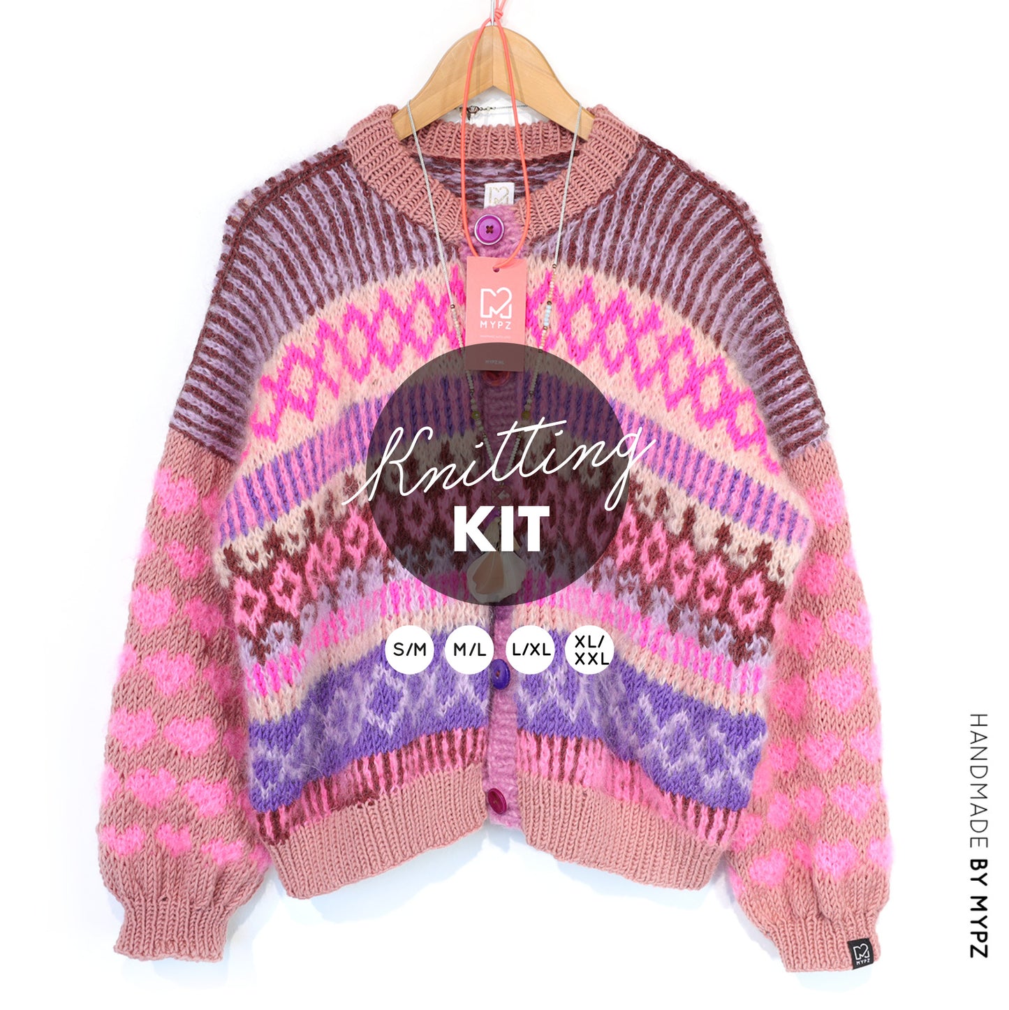 Knitting Kit – MYPZ Cardigan True Love No6 (ENG-NL-DE)