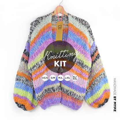Strickset – MYPZ Chunky Alpaca Cardigan Fluffy No.12 (ENG-NL-DE)