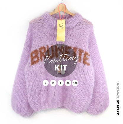 Strickset – MYPZ Light Mohair Pullover Brunette No8 (ENG-DE-NL)