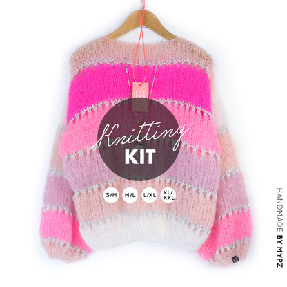 Knitting kit – MYPZ Light Mohair Pullover Evita No10 (ENG-NL-DE-FR)