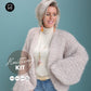 Strickset – MYPZ Kurze Chunky Mohair Cardigan Sparkling Sand No.15 (ENG-NL-DE)