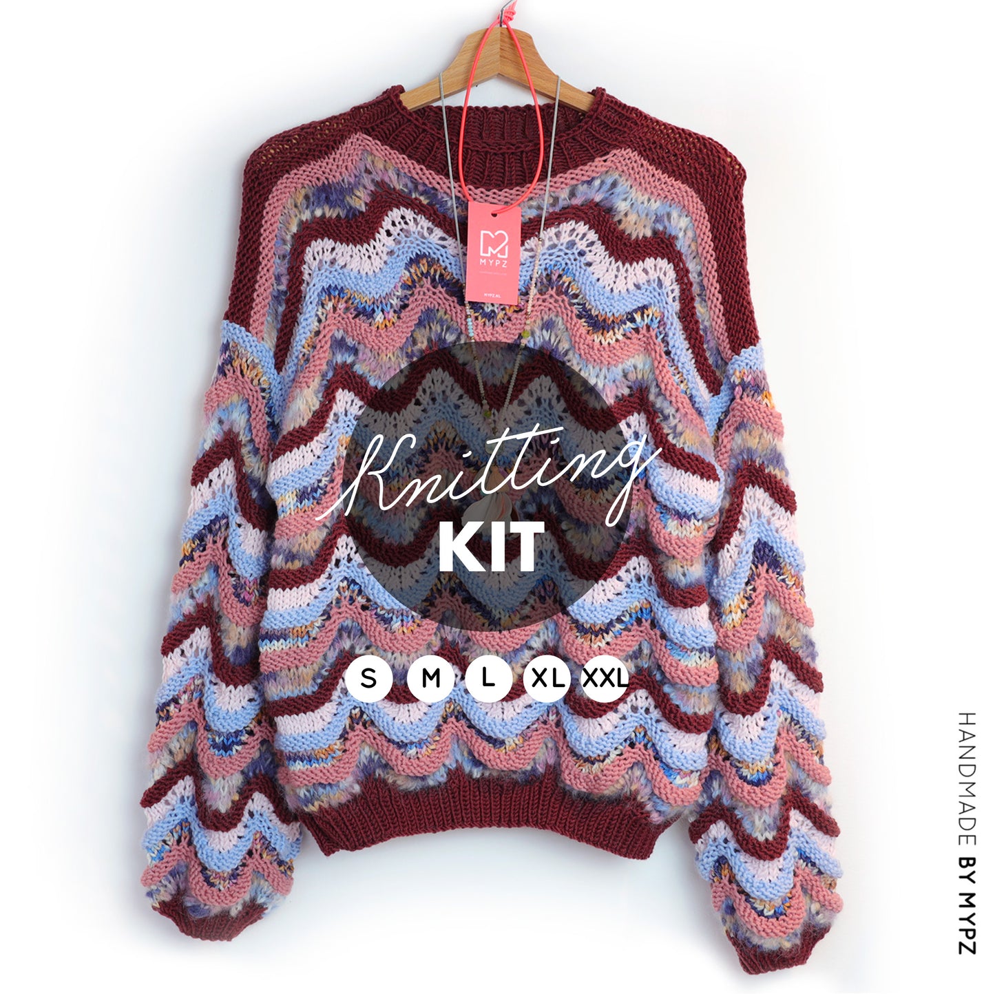 Knitting Kit – MYPZ Wave Pullover Western No.6 (ENG-NL-DE)