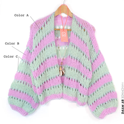 Design Your Own Kit – Strickset MYPZ Alpaca Cloud cardigan No.10