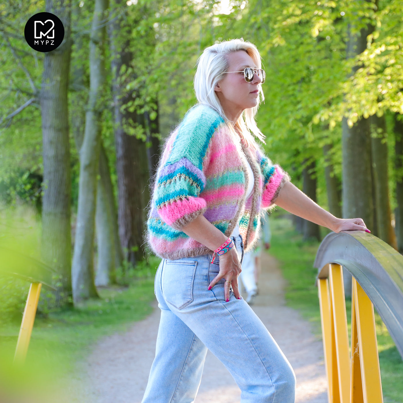 Strickanleitung – MYPZ Kurze Mohair Cardigan Faby No10 (ENG-NL-DE)