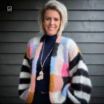 Strickanleitung – MYPZ Light Mohair Cardigan Fuzzy No10 (ENG-NL-DE)