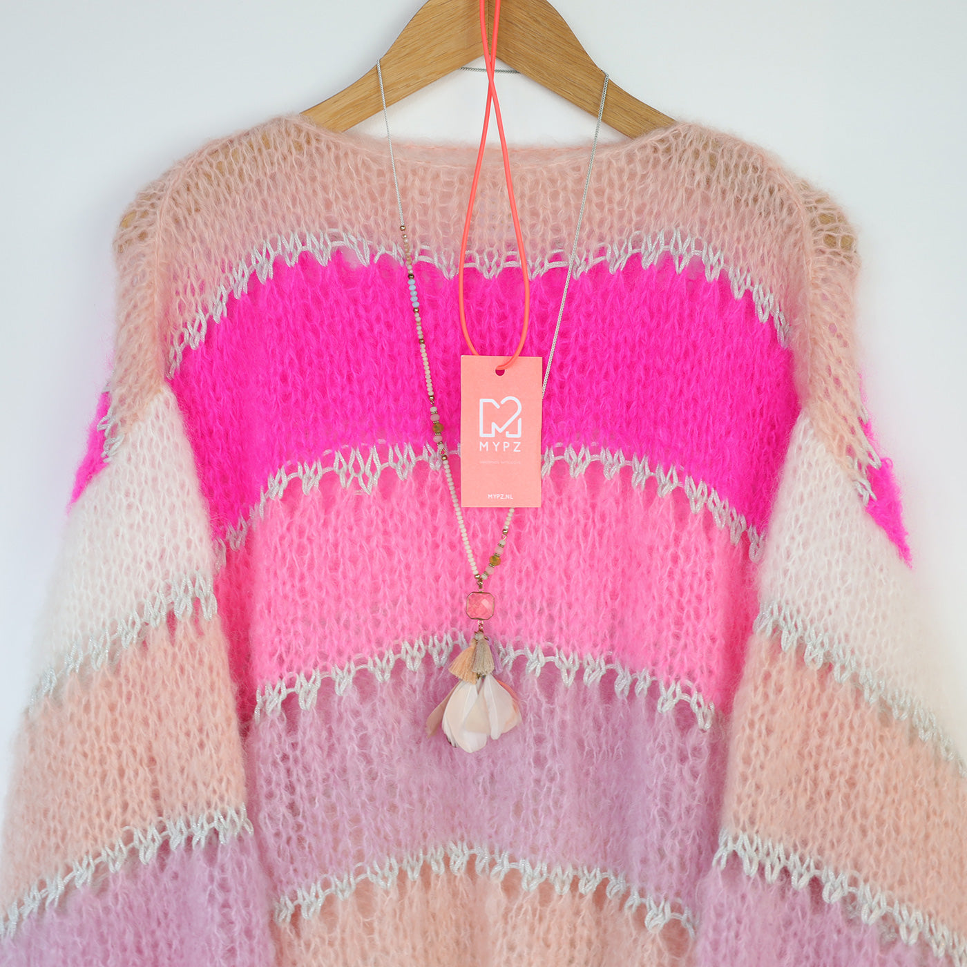 Knitting kit – MYPZ Light Mohair Pullover Evita No10 (ENG-NL-DE-FR)