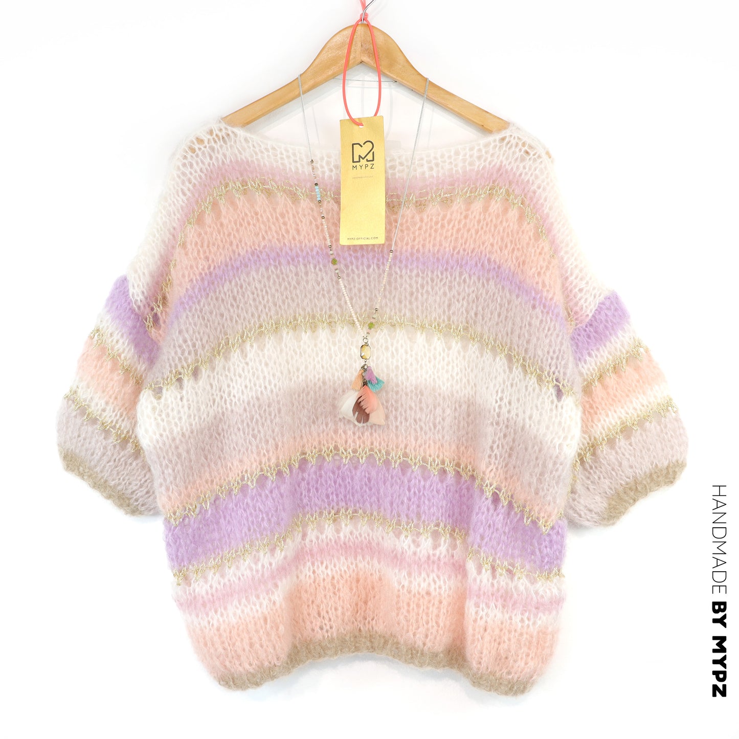 Strickset – MYPZ Light Mohair Top Powder Champaign No.10
