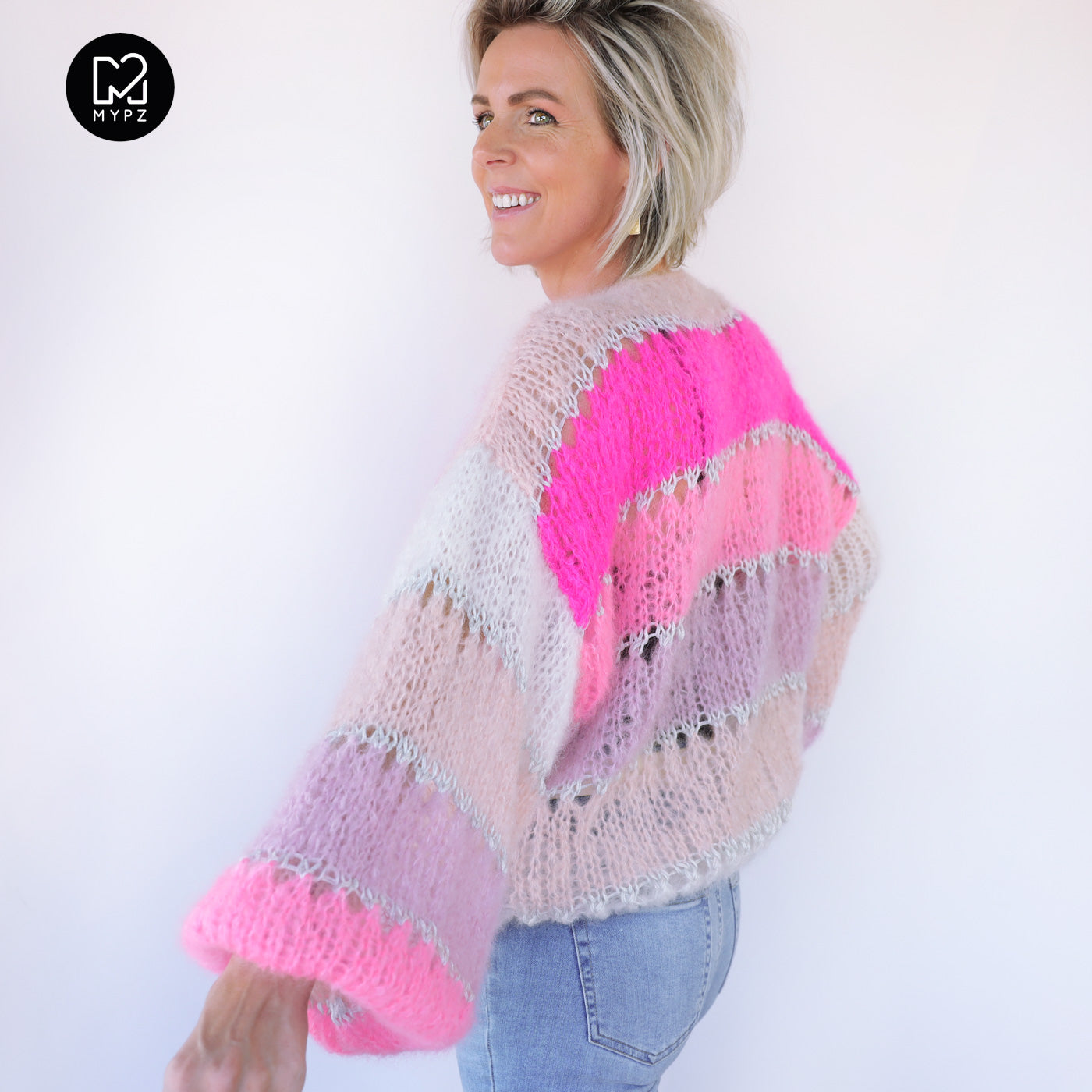 Knitting kit – MYPZ Light Mohair Pullover Evita No10 (ENG-NL-DE-FR)