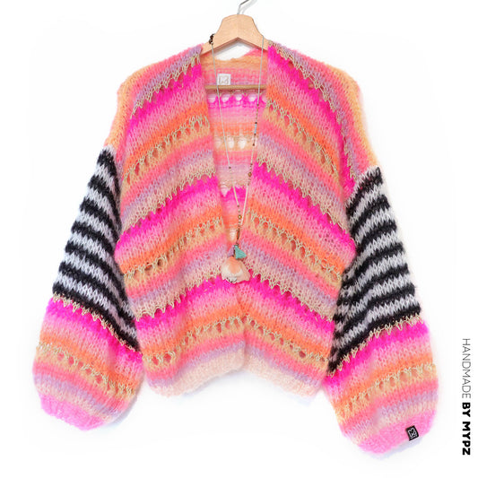 Strickset – MYPZ Light Mohair Cardigan Pink Magic No10 (ENG-NL-DE)