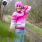 Knitting Kit – MYPZ top-down sweater Pink Hearts No6 (ENG-NL-DE)