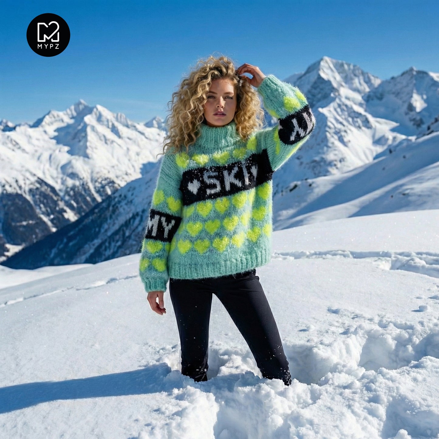 Strickset – MYPZ Chunky Mohair Pullover Mint Love No.9 (ENG-NL-DE)