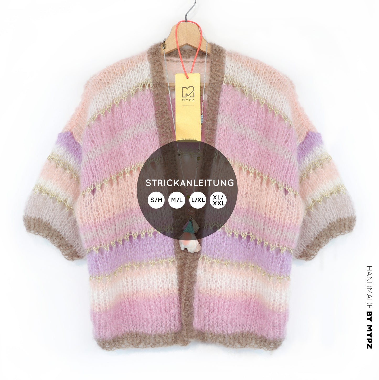 Knit pattern – MYPZ Light Mohair Cardigan Milana No10 (ENG-NL-DE)
