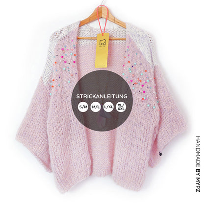 Strickanleitung – MYPZ Light Mohair Cardigan Jewel no10 (ENG-NL-DE)