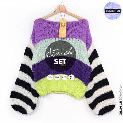 Strickset – MYPZ  Light Alpaca Pullover Cloud Kiss No10 (ENG-NL-DE)