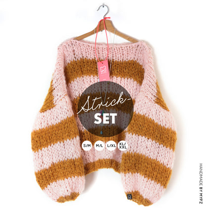 Strickset – MYPZ Basic Chunky Pullover Apache No15 – Beginner (ENG-NL-FR-ES)