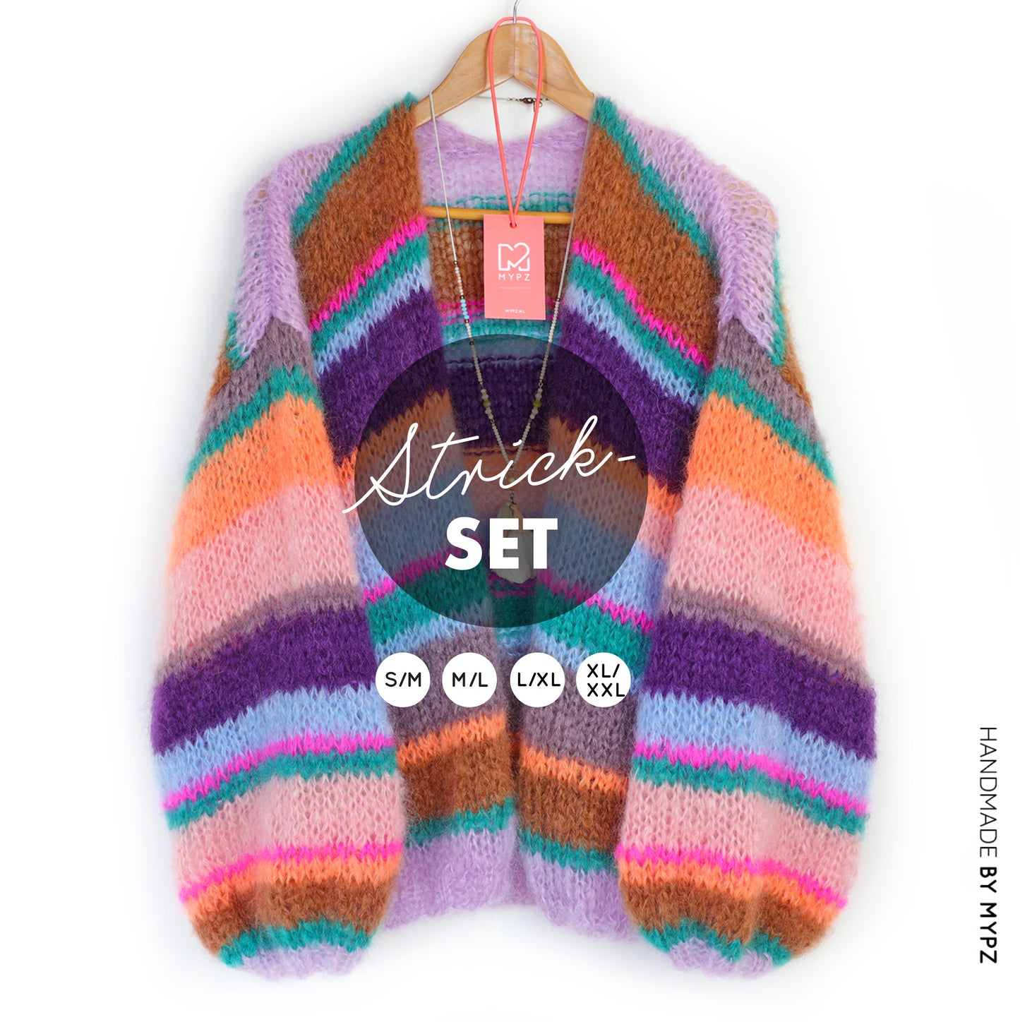 Strickset – MYPZ Basic Light Mohair Cardigan Florence No10 (ENG-NL-DE)