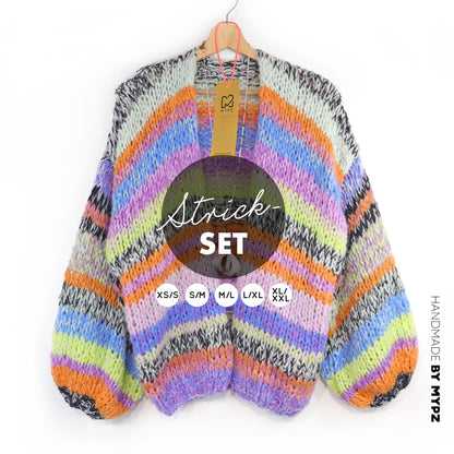 Strickset – MYPZ Chunky Alpaca Cardigan Fluffy No.12 (ENG-NL-DE)