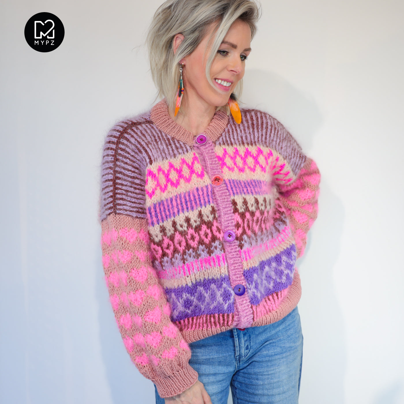 Strickanleitung – MYPZ Nordic Cardigan True Love No6 (ENG-NL-DE)