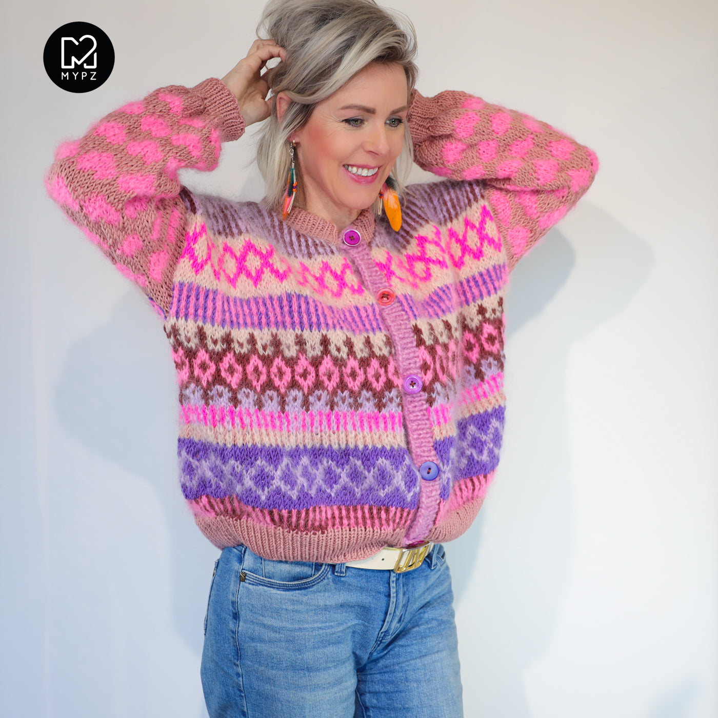 Strickanleitung – MYPZ Nordic Cardigan True Love No6 (ENG-NL-DE)