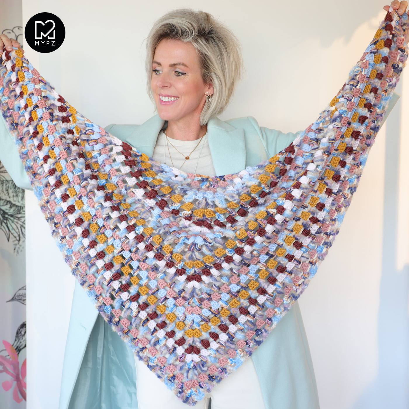 Crochet pattern – MYPZ Shawl Western (ENG-NL)