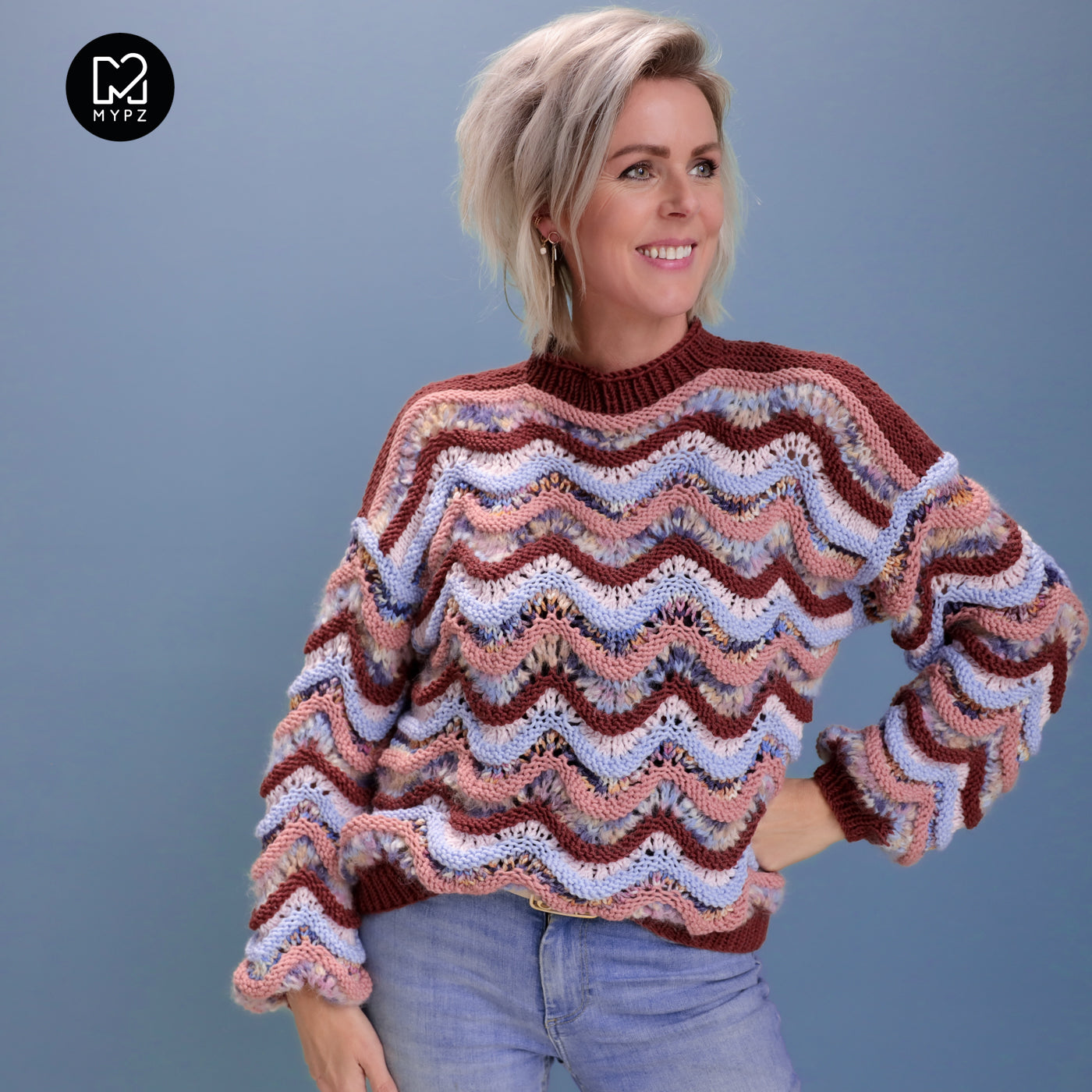 Knitting Kit – MYPZ Wave Pullover Western No.6 (ENG-NL-DE)