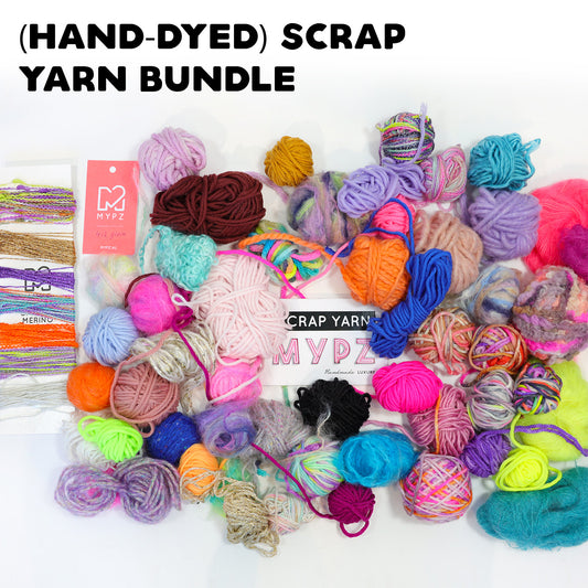 MYPZ (hand-dyed) Scrapyarn bundle