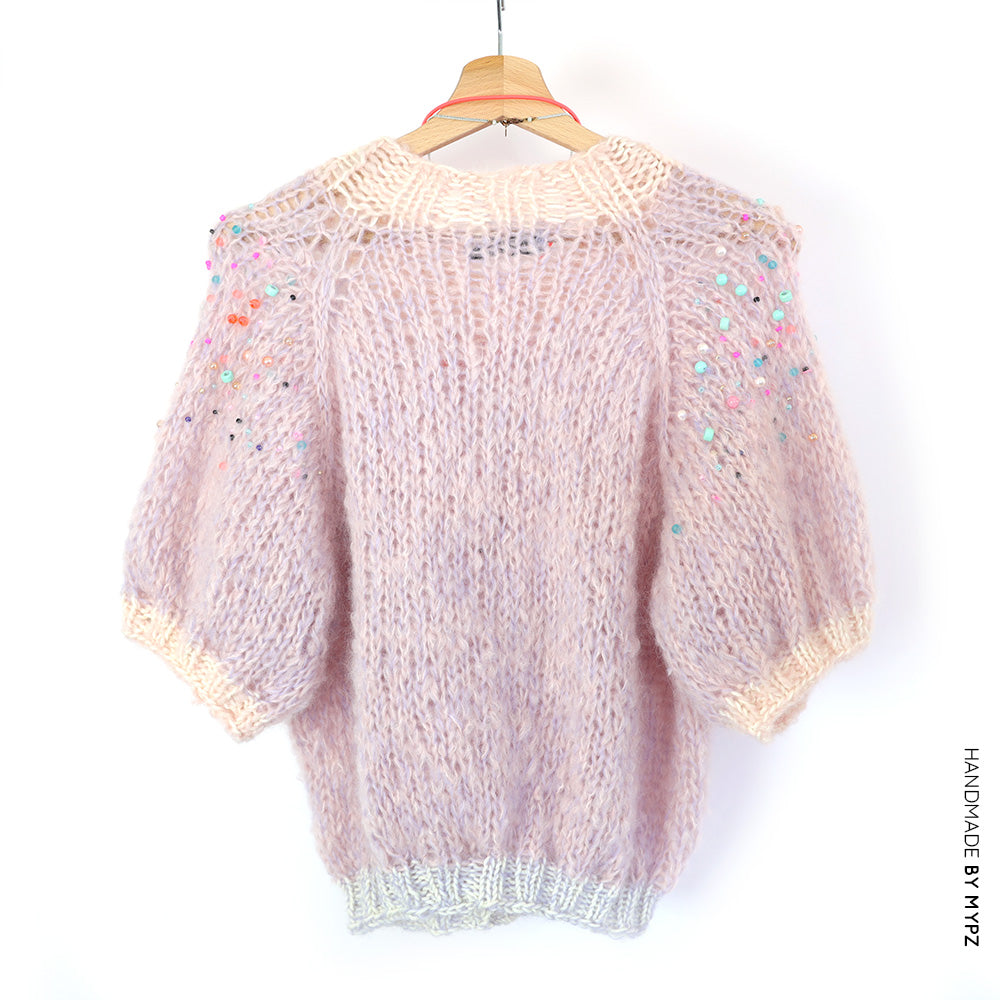 Strickpaket – MYPZ leichter Top-Down-Pullover Diamonds and Pearls No10 (ENG-NL)