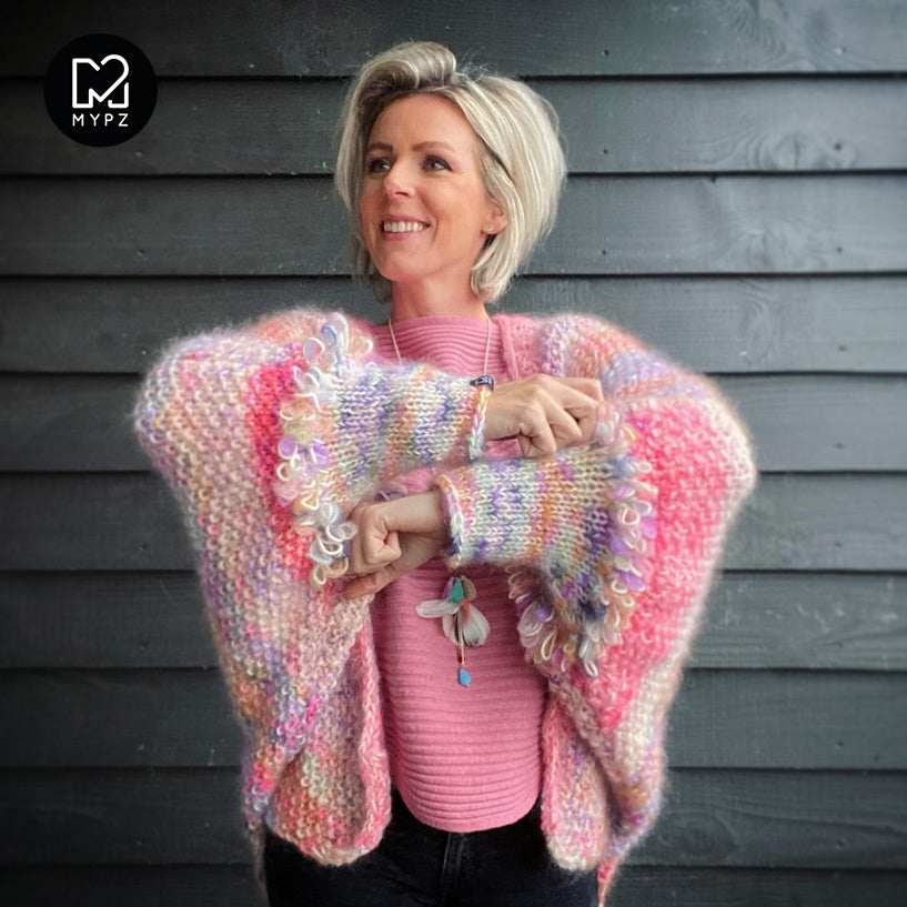 Free loopy on sale cardigan knitting pattern