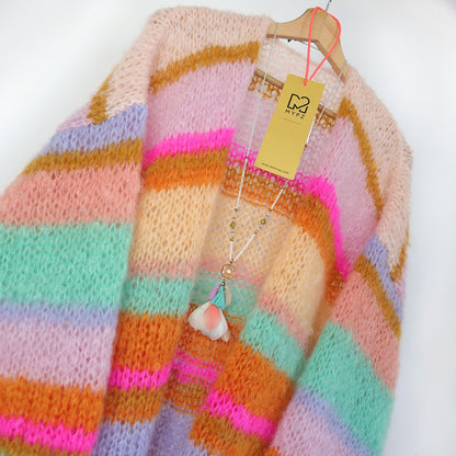 Knitting kit – MYPZ Basic Light Mohair Cardigan Talia No10 (ENG-NL)