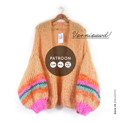 Strickanleitung – MYPZ basic chunky cardigan No.15 (ENG-NL-ES-DE-FR)