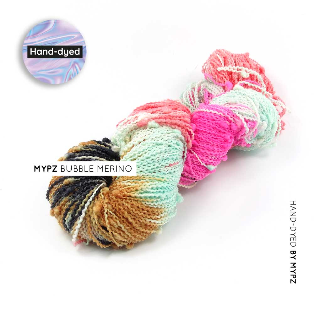 MYPZ Bubble Merino – hand-dyed Brighter Days