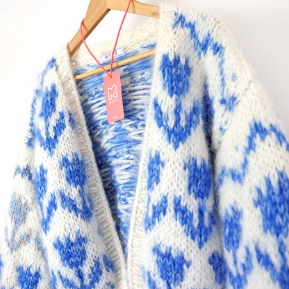Strickset – MYPZ Chunky Tulpen-Strickjacke Nr. 9 (ENG-NL-DE)
