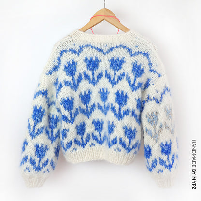 Strickset – MYPZ Chunky Tulpen-Strickjacke Nr. 9 (ENG-NL-DE)