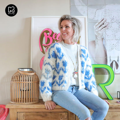 Strickset – MYPZ Chunky Tulpen-Strickjacke Nr. 9 (ENG-NL-DE)