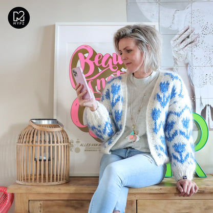 Strickset – MYPZ Chunky Tulpen-Strickjacke Nr. 9 (ENG-NL-DE)