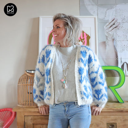 Strickset – MYPZ Chunky Tulpen-Strickjacke Nr. 9 (ENG-NL-DE)