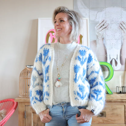 Strickset – MYPZ Chunky Tulpen-Strickjacke Nr. 9 (ENG-NL-DE)