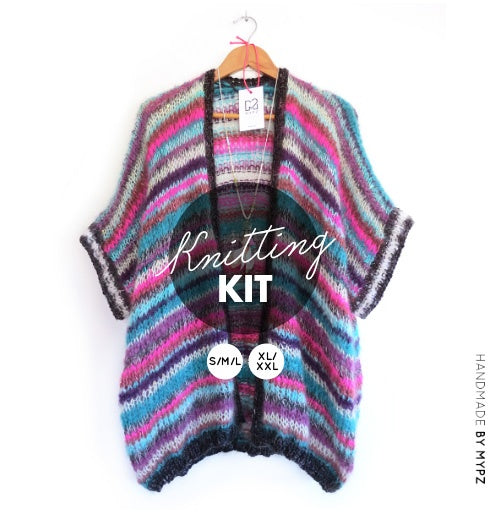 MYPZ knitting kit mohair cardigan island Breeze
