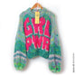 Chunky Mohair Pullover Girl Power!